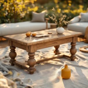 Rustic Oak Haven Coffee Table