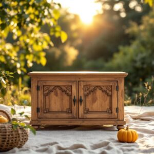 Savannah Oak Entertainment Chest